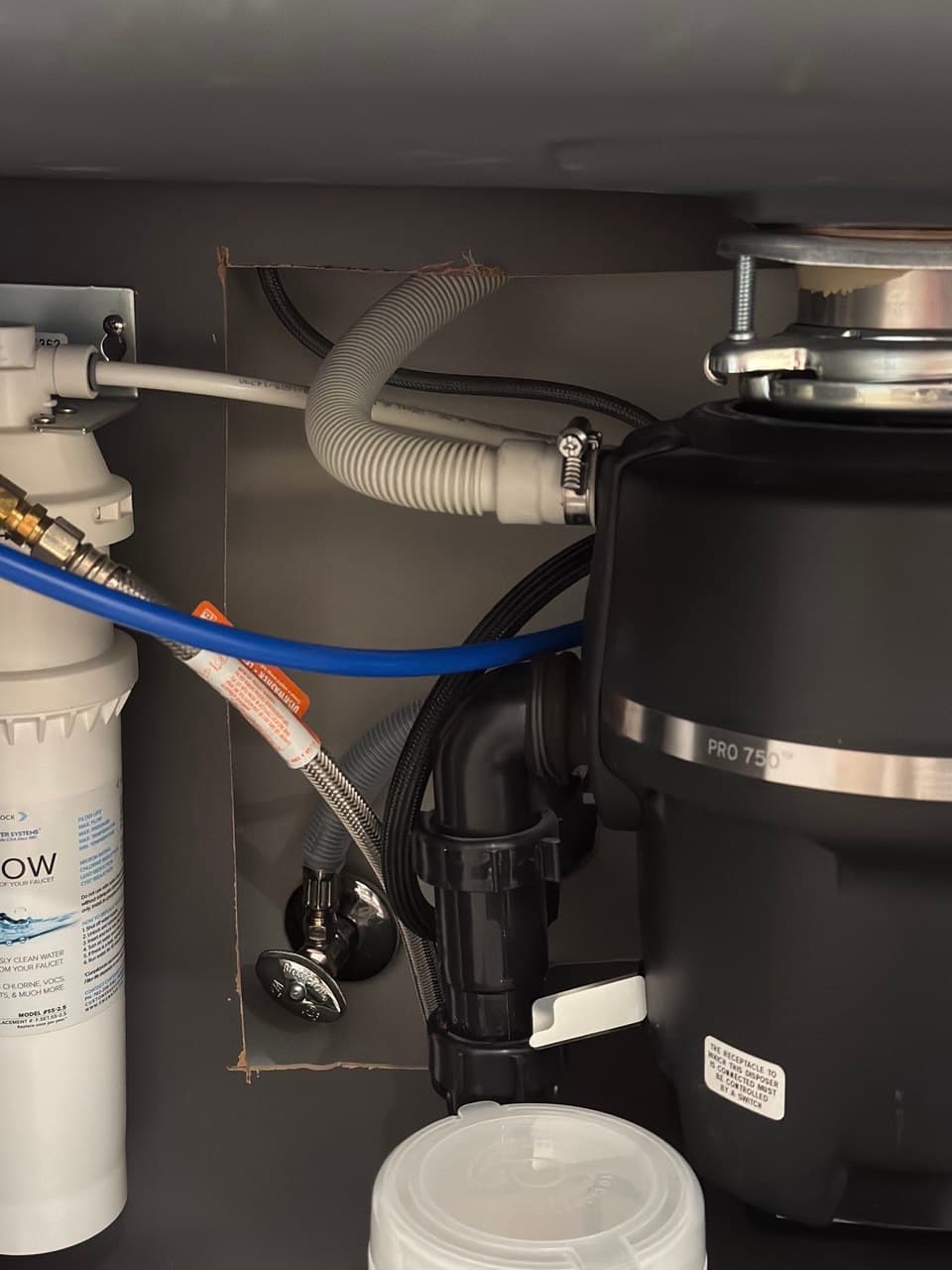 Under-Sink Plumbing & Filter